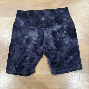 lululemon athletica Dark Tie-Dye Bike Shorts
